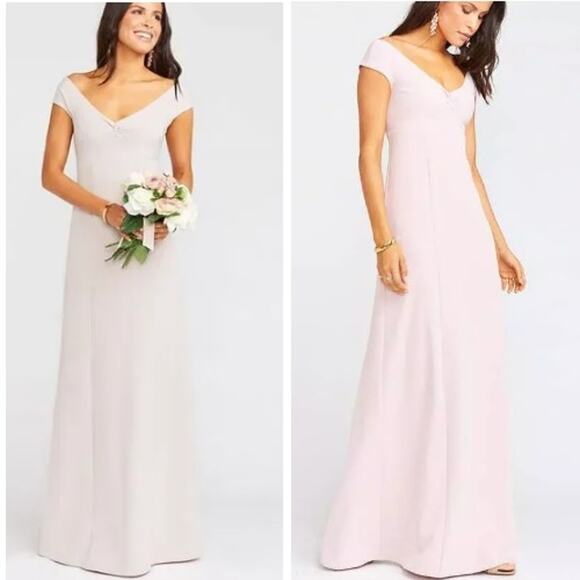 NWT Show Me Your Mumu Zurich Knot Gown Crepe Vintage Rose Pink Women's Size XXS - Picture 2 of 5